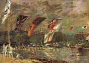Jean-Antoine Watteau Regattas at Molesey France oil painting artist